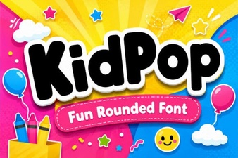 Kidpop Font: Playful Design for Creative Projects