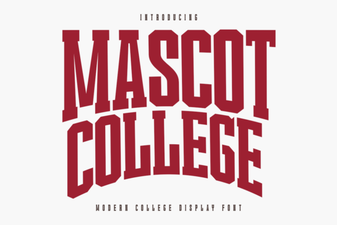 Mascot College Font Design Guide & Tips