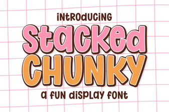 Chunky Font Designs for Creative Projects