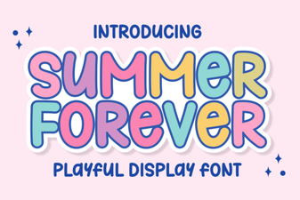 Summer Forever: a Creative Font for Joyful Projects