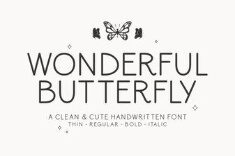 Creative Butterfly Font Design Ideas & Uses